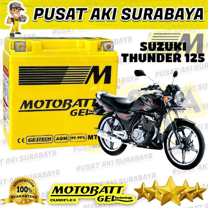 Jaminan Garansi Motobatt Mtx9 Accu Gel Siap Pakai Untuk Sepeda Motor Suzuki Thunder 125 Fly 125 Cc