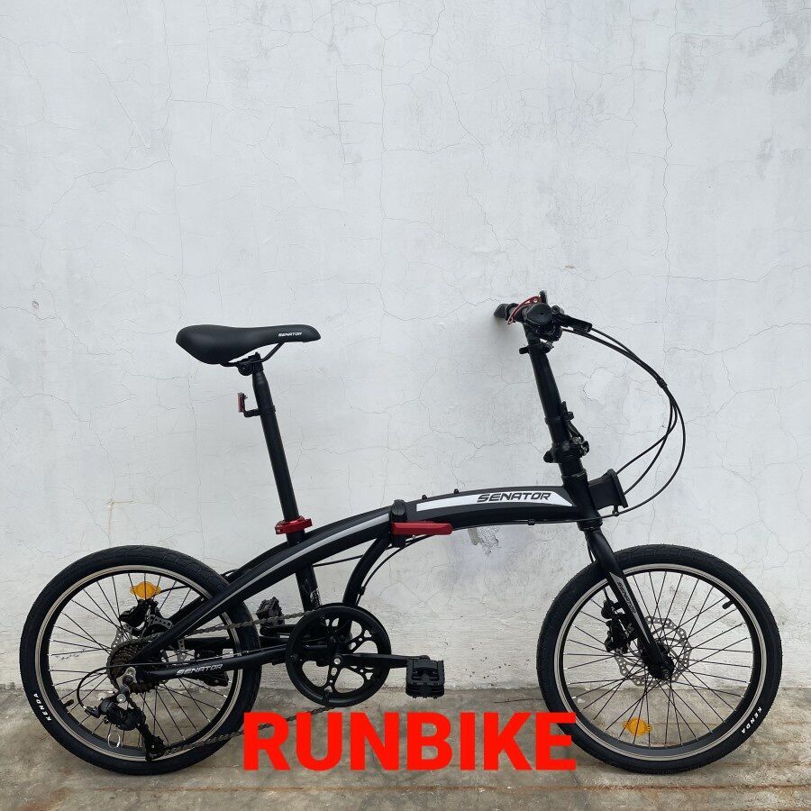 SEPEDA LIPAT SENATOR 20INCH 8SPEED REM HIDRAULIC