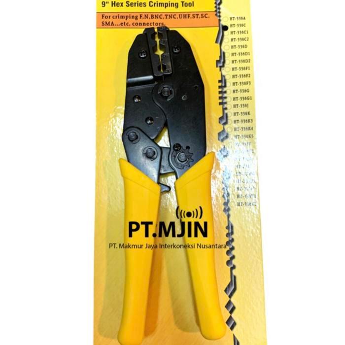 TEREMURAHTERLARIS READY SILAHKAN DIORDER TOOLS CRIMPING UNTUK KABEL RG58 RG59 DAN RG6