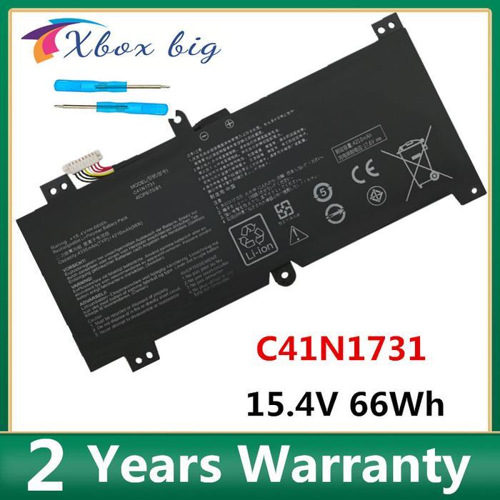 Baterai C41N1731 C41N1731-2 Laptop For ASUS ROG Strix Gl704 GL504GM GL504GW GL504GS G515GV GL704GM 1