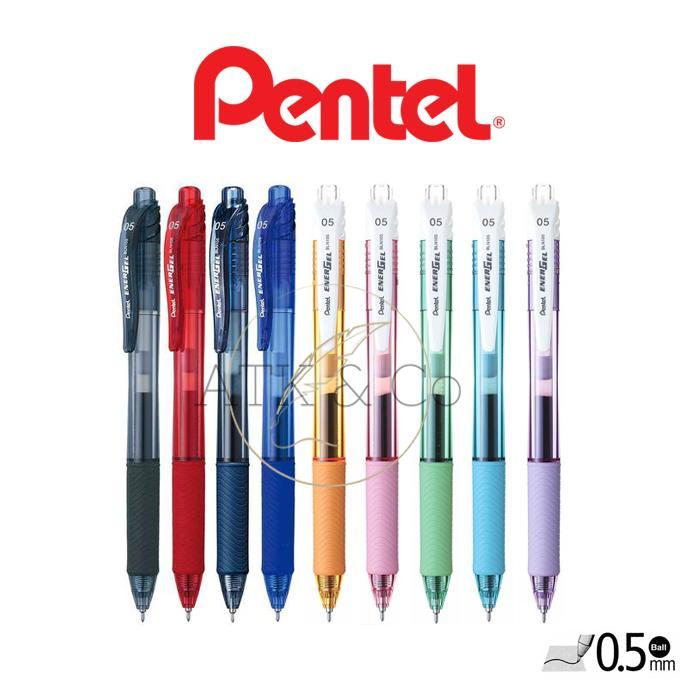 [] Pulpen Bolpen Pena Gel Pentel Energel 0.5mm BLN105