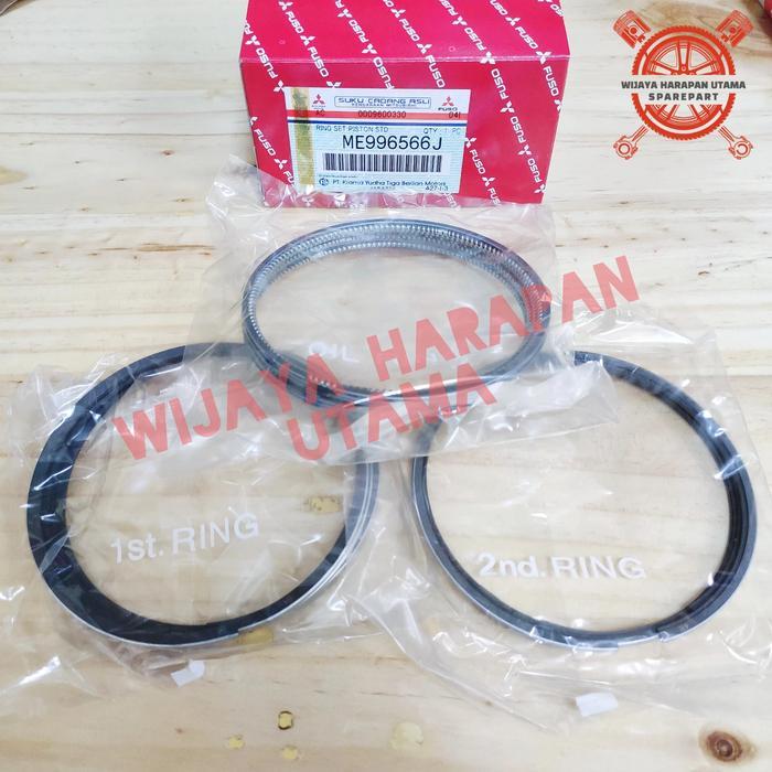 Ring Piston Ps125 Ps 125 Canter Turbo Original 1Set Garansi