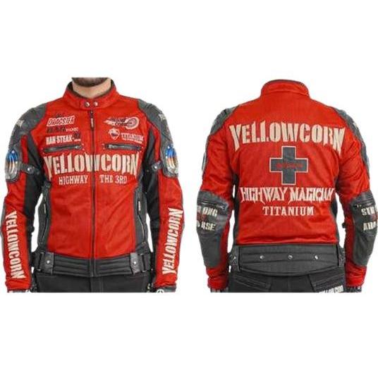 ASLI YELLOW CORN YB-5119 TITANIUM RED JACKET TOURING RIDING JACKET MOTOR GINAL READY STOCK