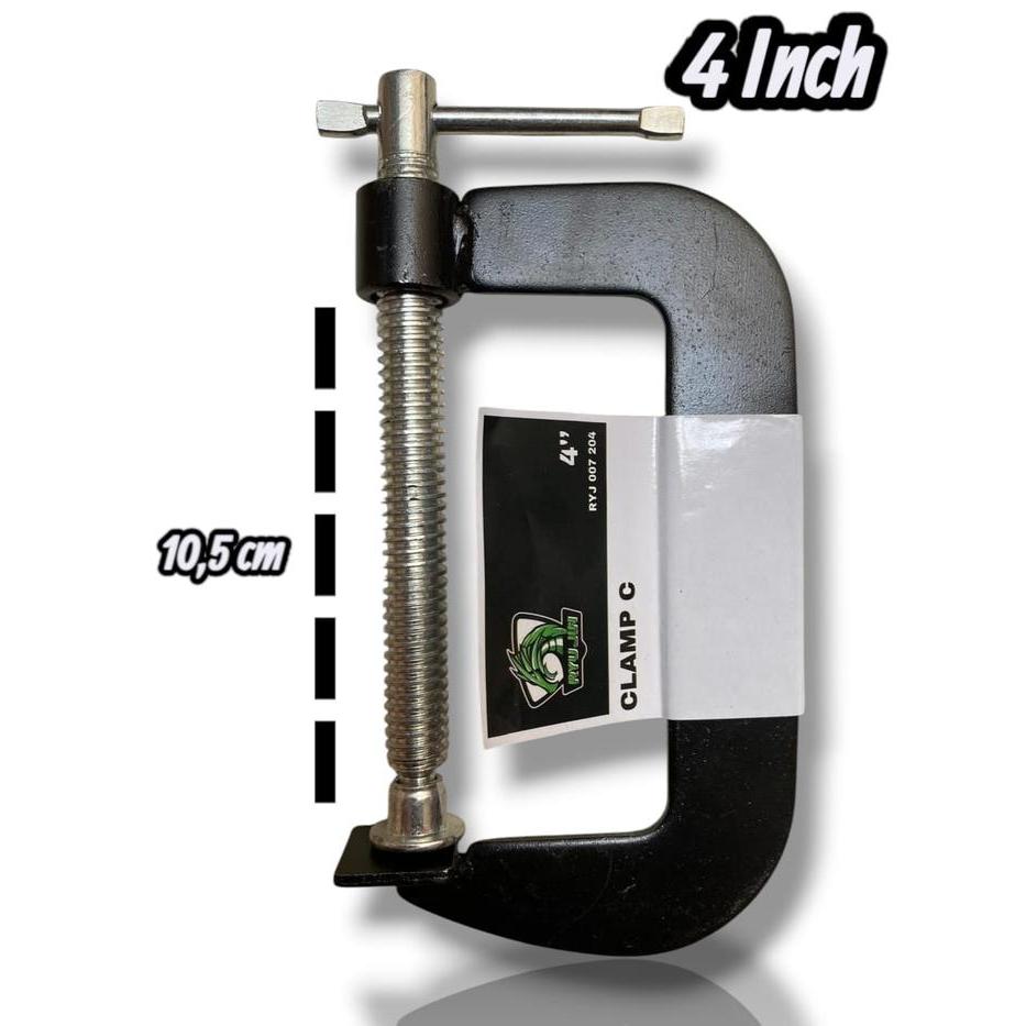 Klem C 3" Inch 4" Inch 5" Inch 6 inch 8 inch 10 inch Klem G Penjepit Catok Kayu Serbaguna Kualitas