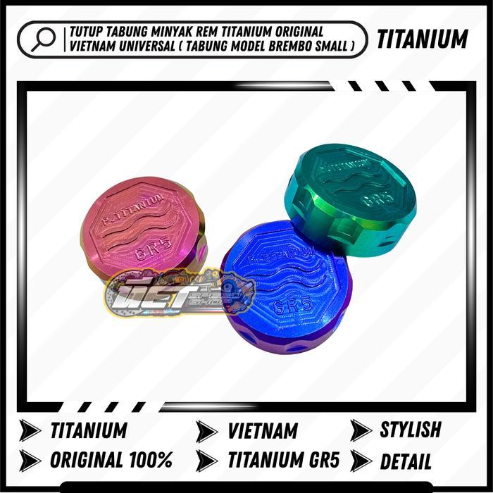 Tutup Tabung Minyak Rem Brembo Titanium Original Vietnam