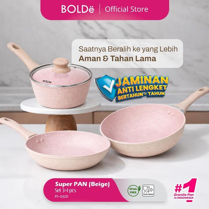 Bolde Super Pan Set Beige