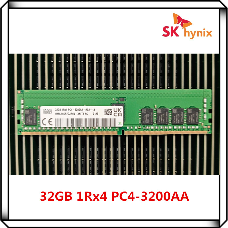 SK Hynix DDR4 32GB 1Rx4 PC4 3200AA 3200MHz ECC REG RDIMM RAM 32G Server memory X99