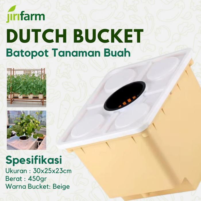 Jirifarm - Dutch Bucket / Bato Bucket Hidroponik Original