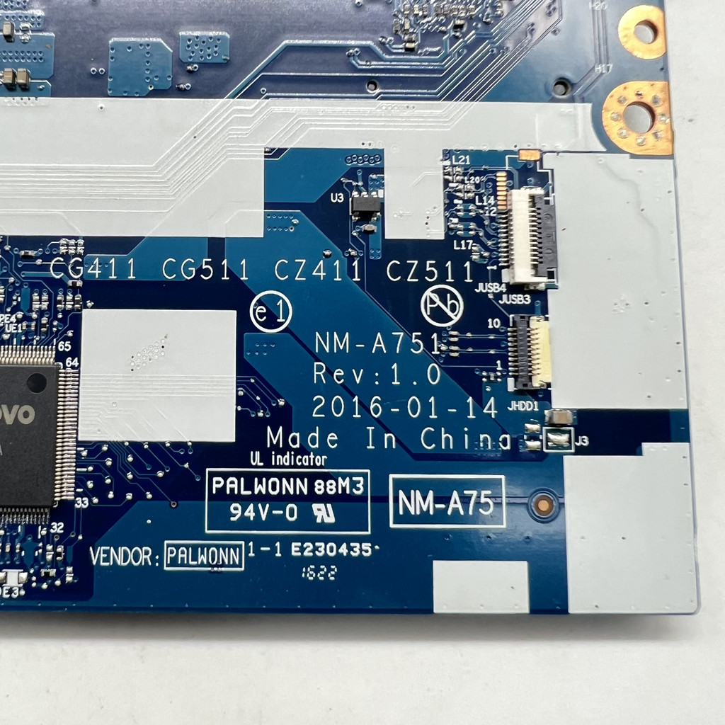 NM-A751 For Lenovo Ideapad 310-15ISK 510-15ISK Laptop Motherboard I7-6500 CPU 4GB-RAM N16V-GMR1-S-A2