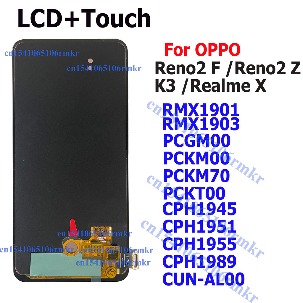 OLED For Oppo Reno2 Z Reno 2Z Reno2 F Reno 2F LCD Display Screen Touch Digitizer Assembly For OPPO