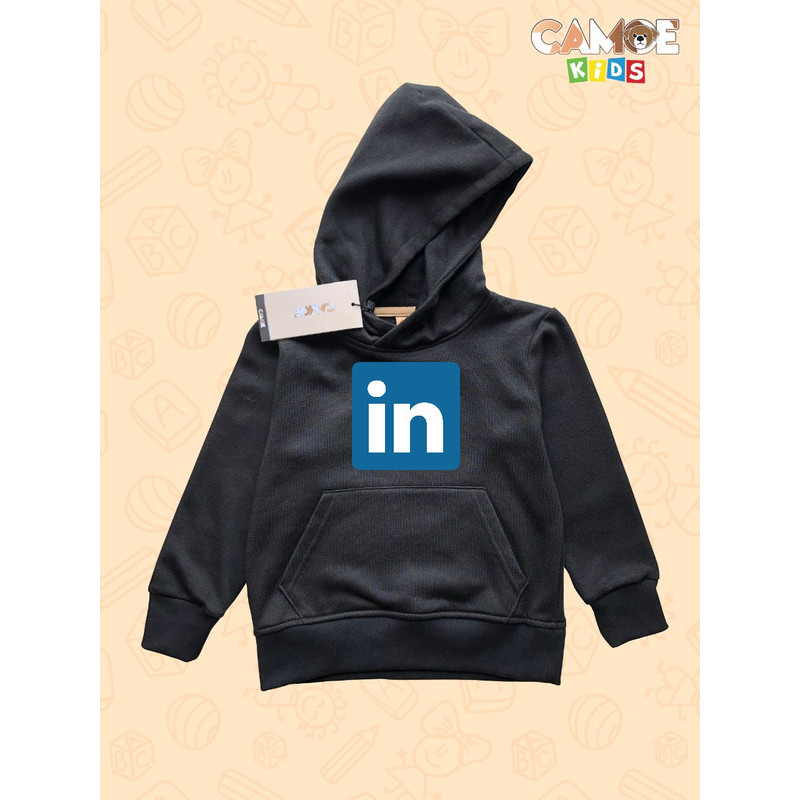 Jaket Hoodie Anak KIDS Linkedin Icon 2 logo