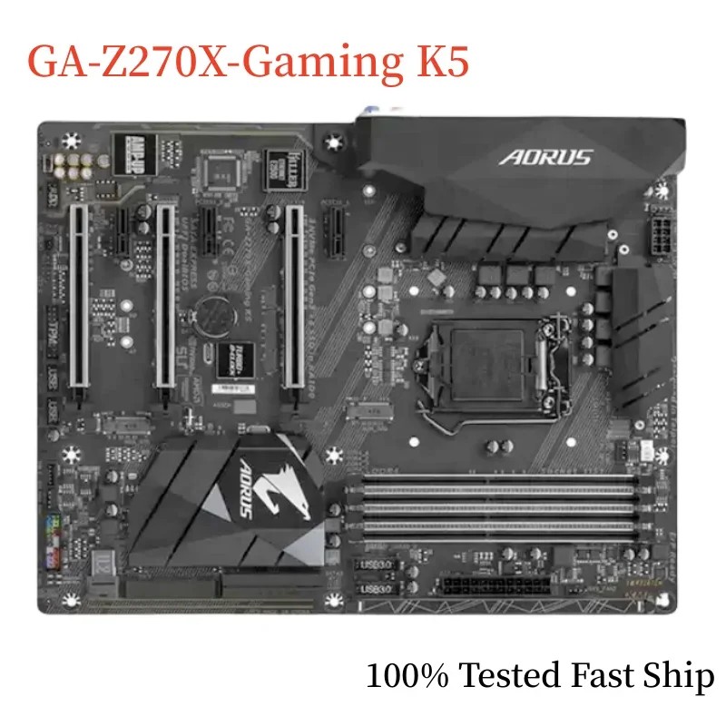For Gigabyte GA-Z270X-Gaming K5 Motherboard Z270 64GB LGA1151 DDR4 ATX Mainboard 100% Tested Fast