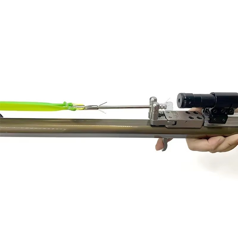Alloy Material Large Slingshot Shooting Trigger Long Slingshot Rubber Band Release Device DIY