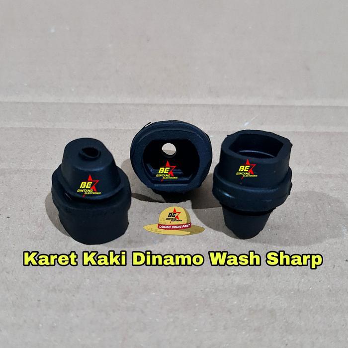 "New" Kaki Karet Dinamo Wash Mesin Cuci Sharp Oval Kaki Pencuci Polytron