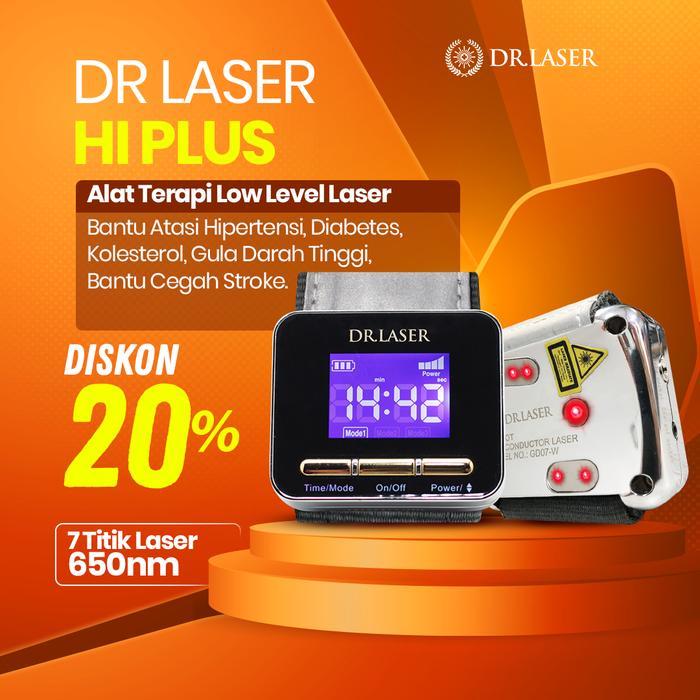 Dr Laser Hi Plus Alat Terapi Kesehatan Bantu Pemulihan Stroke Jantung Diabetes Hipertensi Kolesterol