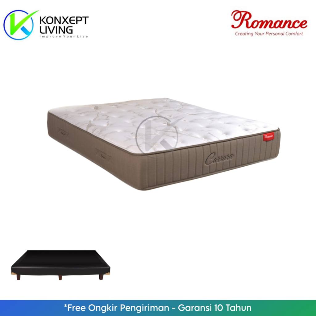 Romance Springbed Carrara Ukuran 120x200 Fullset Tanpa Sandaran
