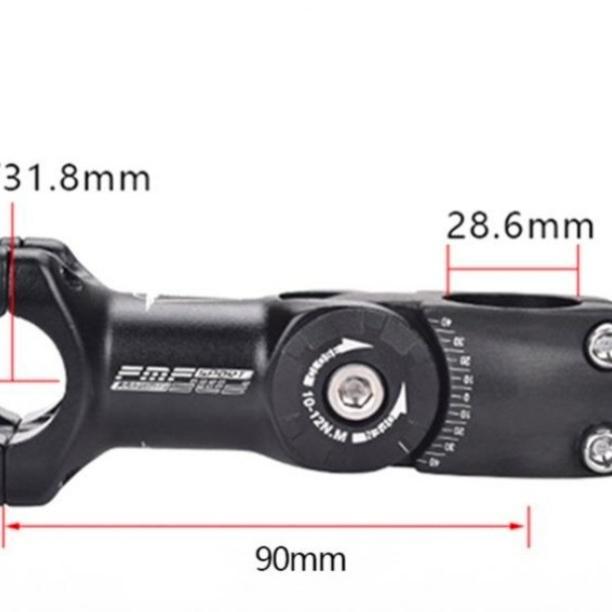 Adjusment Stem Handlebar Fmf Xtr Alluminium Alloy Stang Sepeda Mtb Outdoor