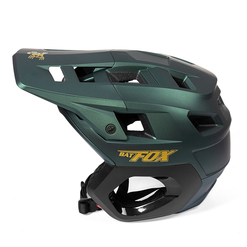 BATFOX Mountain bike Semi helmet Cross country Cycling Race Integrated Ear Protection Cross country 
