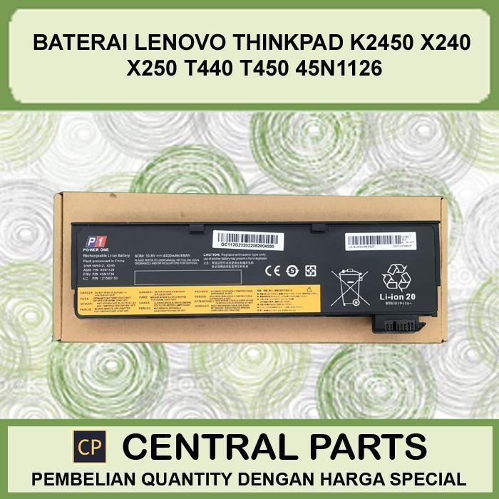 Baterai untuk Lenovo K2450 Thinkpad X240 X250 45N1126 T450 K2450