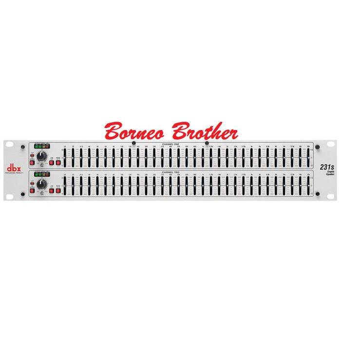Equalizer DBX 231S DBX231S DBX 231 S Original Garansi Resmi 2x31 Band