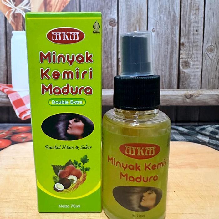 MINYAK KEMIRI MADURA DOUBLE EXTRA Organik Kelapa Ketombe Menebalkan Melebatkan Menghitamkan Shampoo
