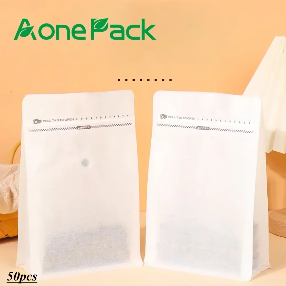 50pcs Transparent Translucent Biodegradable White Cotton Paper Rice Paper Flat Bottom Coffee