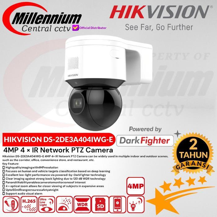 DS-2DE3A404IWG-E - HIKVISION PTZ 4MP IR Network PTZ Camera