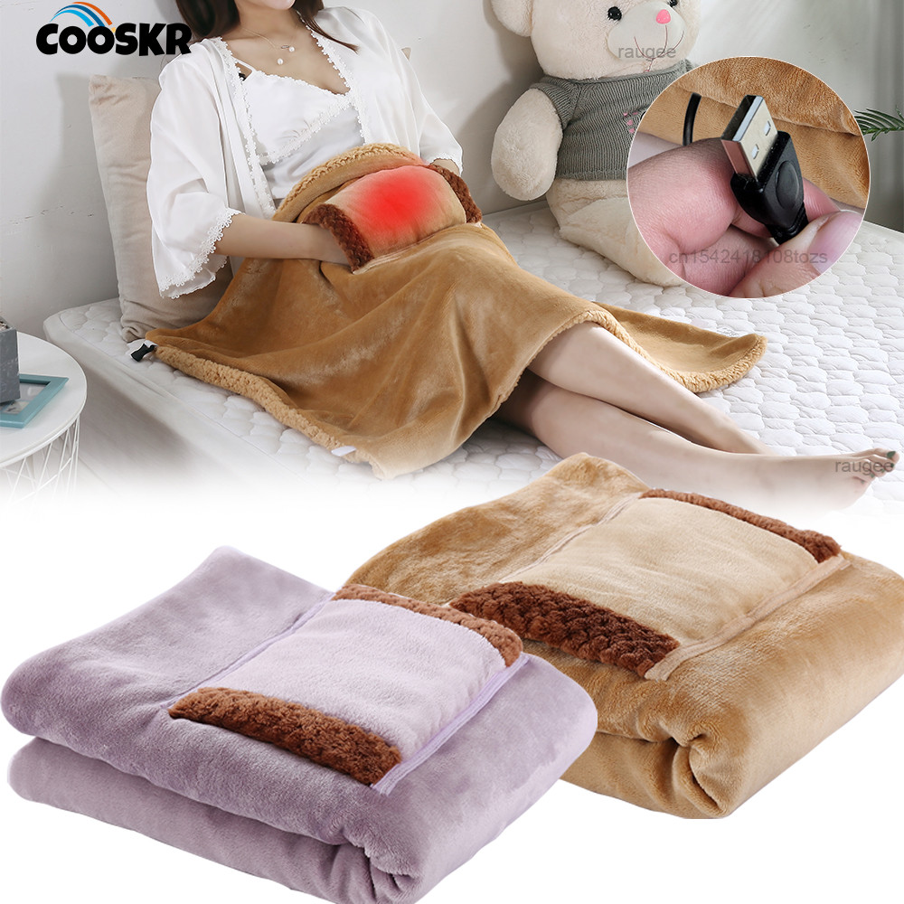 Hand Warmer with Soft Plush Blanket USB Fast Heating Electric Hand Warmer for Bedroom Office