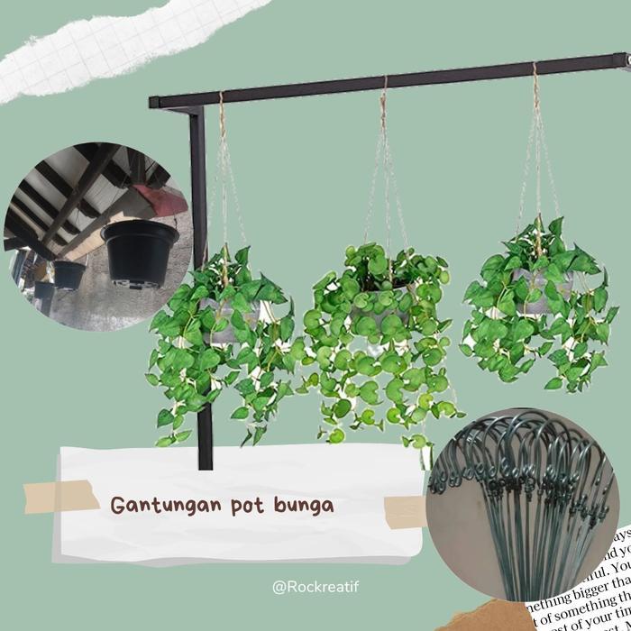 kawat gantungan pot 60 cm