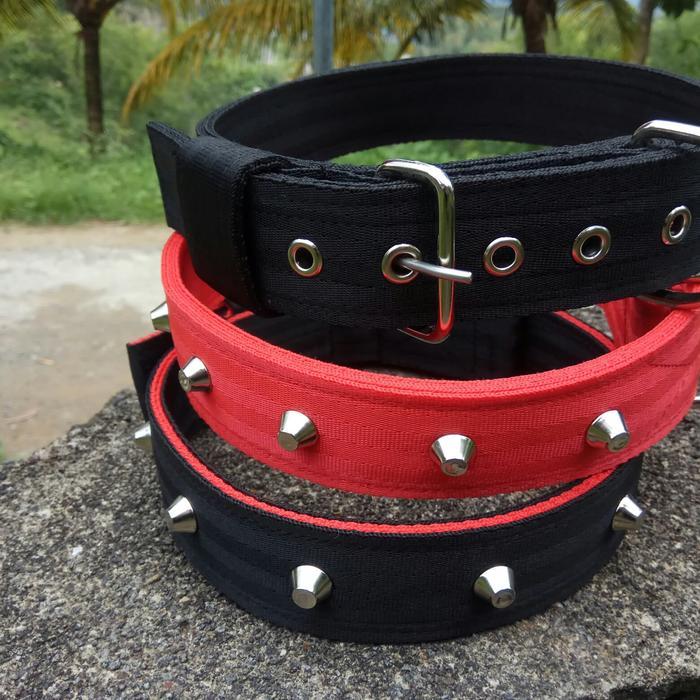 Premium Kalung Anjing Besar Keren Dengan Variasi Duri Original