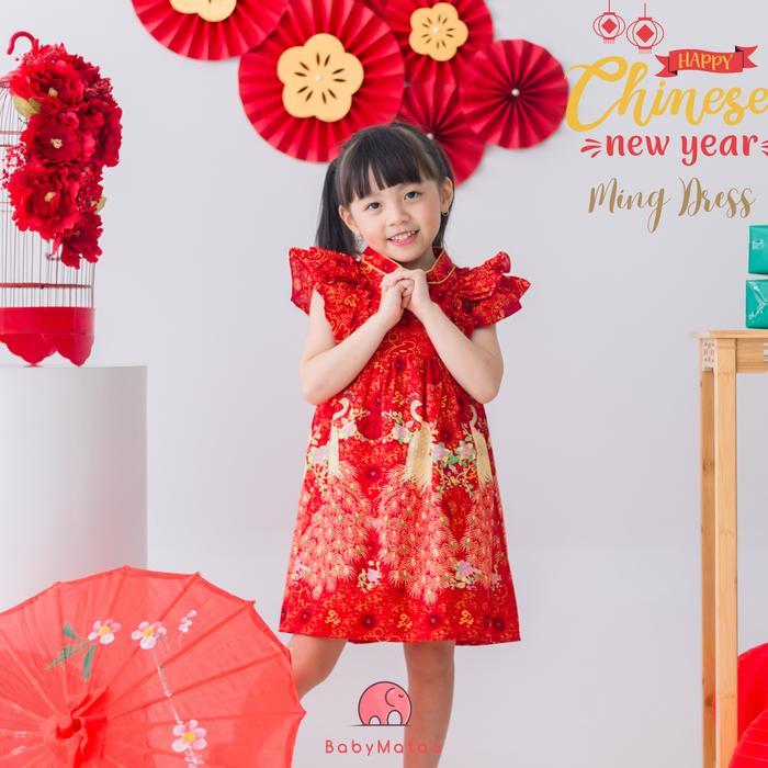Ming Dress Imlek Anak Perempuan Qipao Cheongsam Baju Sincia Terusan Shanghai Congsam Hanfu Cina