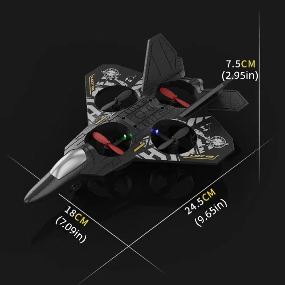 EPP Foam Remote Control Foam Fighter Gravity Sensing RC Drones Four Motor Helicopter Toy