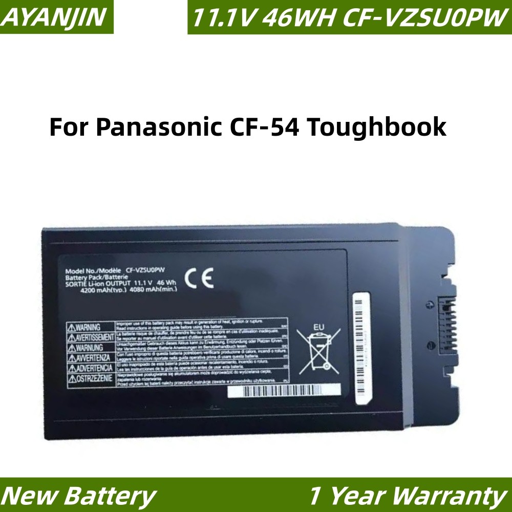 CF-VZSU0PR CF-VZSU0PW CF-VZSU0GW 11.1V 46WH/4200mAh Laptop Battery For Panasonic CF-54 Toughbook CF-