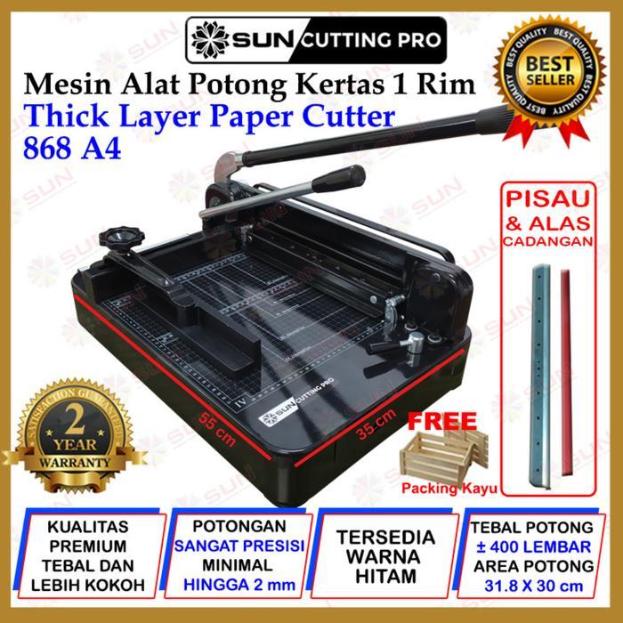 Mesin Thick Layer Paper Cutter A4 868 - Alat Pemotong Kertas 1 rim