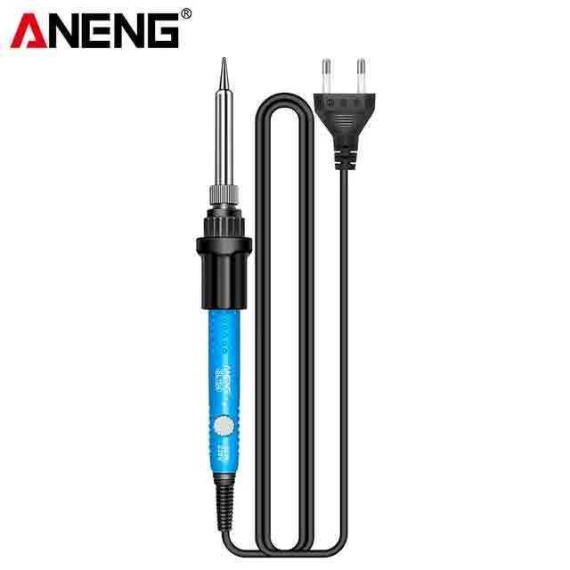 Solder Listrik Set Lengkap ANENG Soldering Iron Kit Electric 60W 110-220V Adjustable Temperature 7