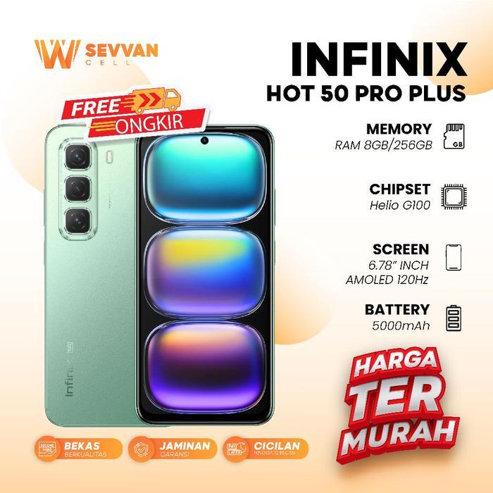Handphone Infinix Hot 50 Pro Plus Ram 8 256GB - A