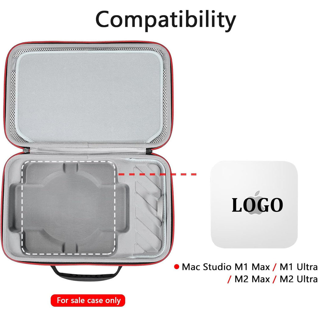 Hard Case for Mac Studio M4/M3/M2/M1 (Max/Ultra) (Case Only)