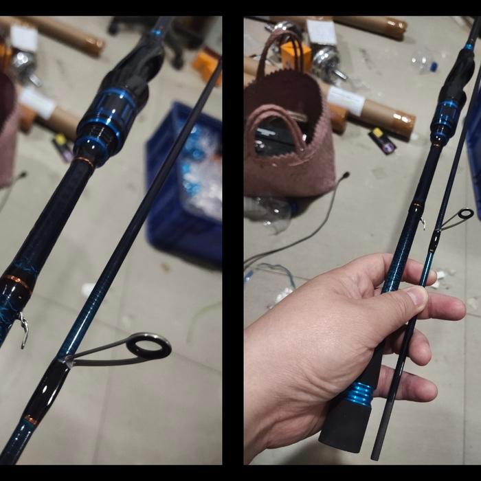 Grosir Joran Daido Blue Fin Hollow Carbon 702 Joran Ultralight Bluefin