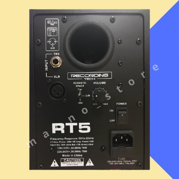 Rt5 Recording Tech Speaker Monitor Flat Terpercaya
