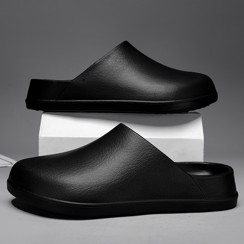 Original Men Clogs Slippers Comfort Mules Sandals Summer Eva Waterproof Non-Slip Chef Shoes Workers