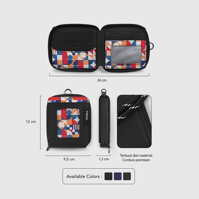 New Vona Impala Hanging Wallet - Dompet Kartu Id Dengan Lanyard Pria Wanita Card Holder Dompet