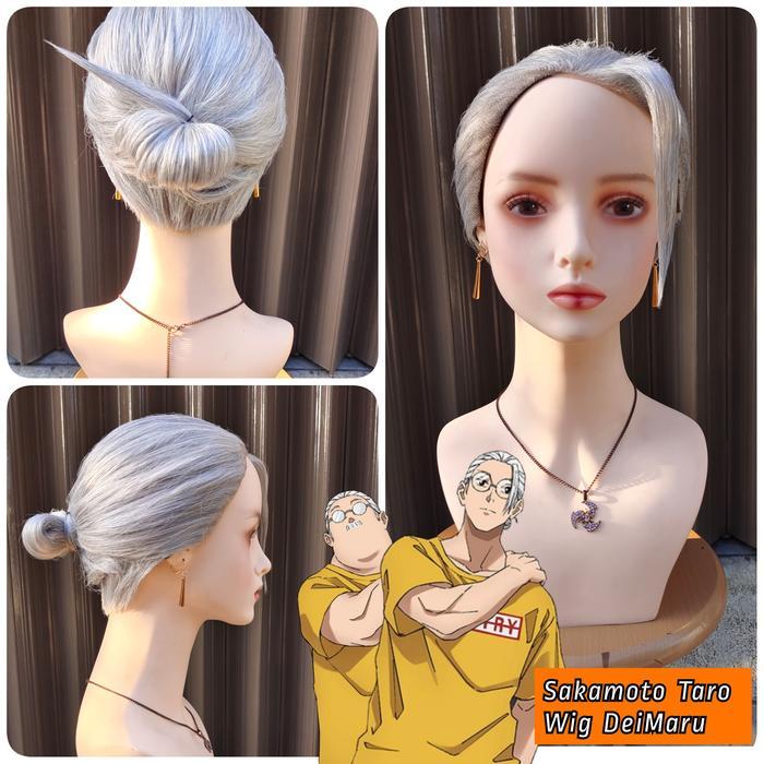 Rambut Anime Wig Cosplay Taro Sakamoto Days