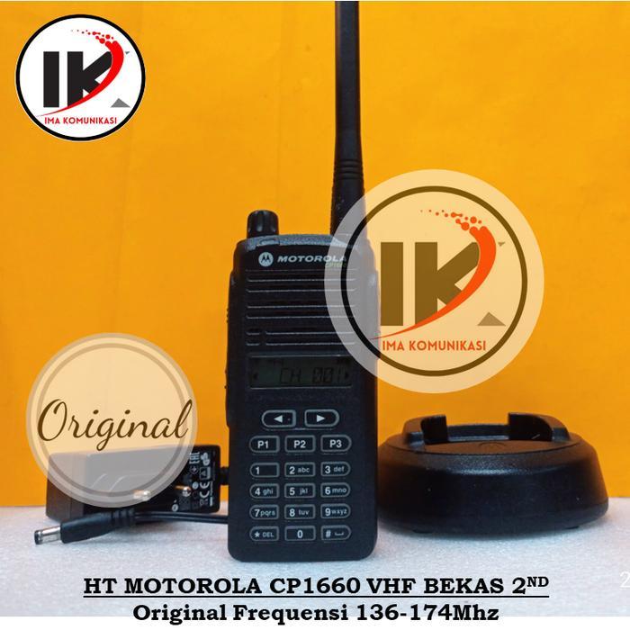 HT BEKAS MOTOROLA CP1660 VHF