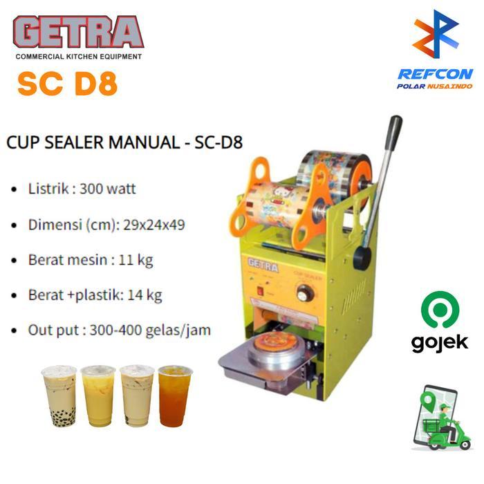 Cup Sealer GETRA SC D8 H Mesin Press Gelas