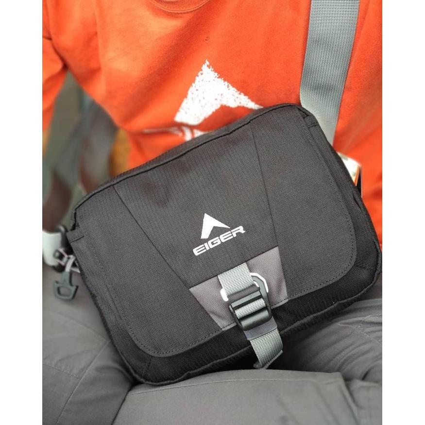 Tas Selempang Pria Tas Selempang Eiger Ascent 7397 Black Original Shoulder Unisex Bag