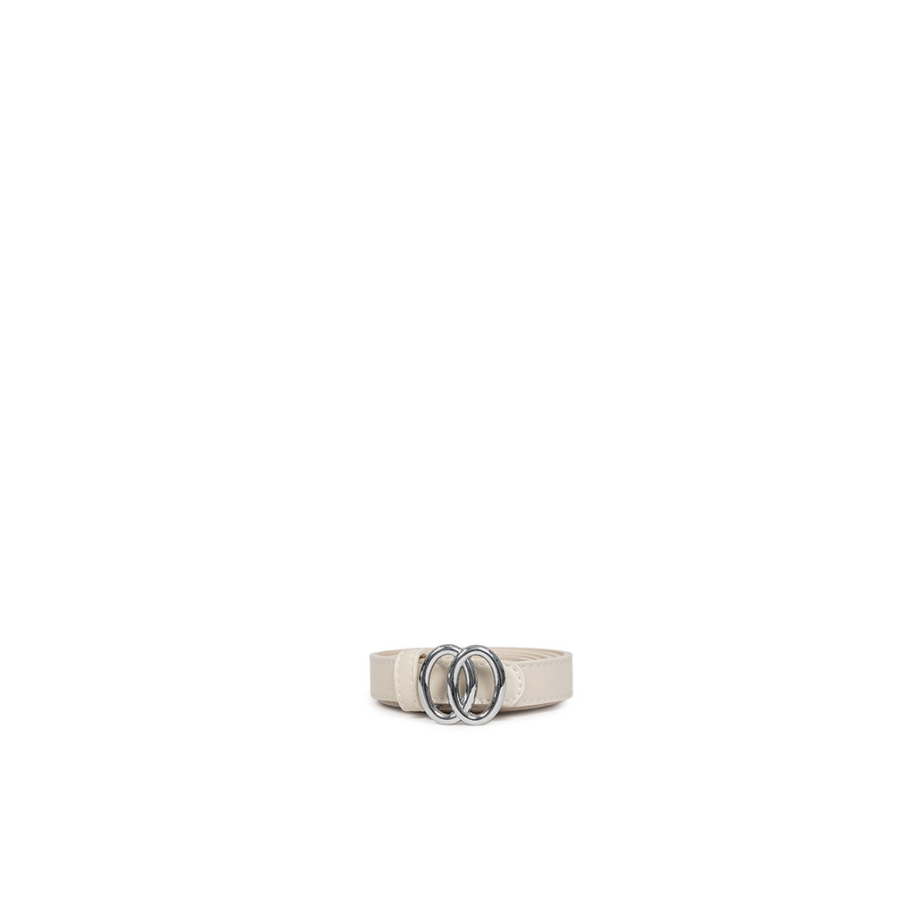 Et Cetera Double Ring Belt OFF WHITE
