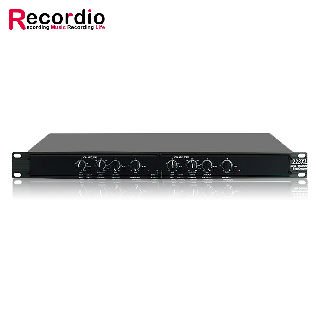 223XL Professional Audio Equipment Stereo 2-Way / Mono 3-Way Crossover, Suitable For Bar Stage