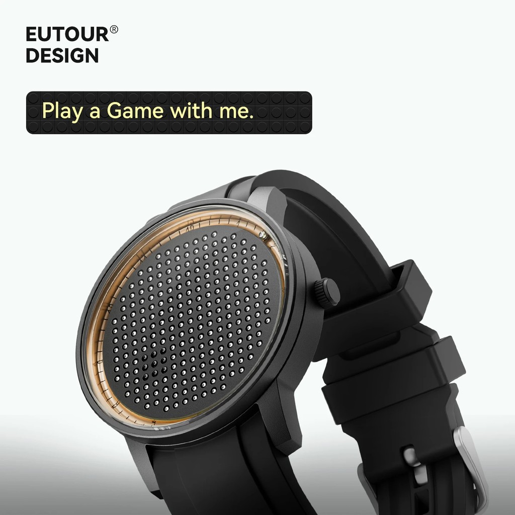 EUTOUR 2025 new magnetic fashion casual quartz watch simple men's watches silicone strap unisex