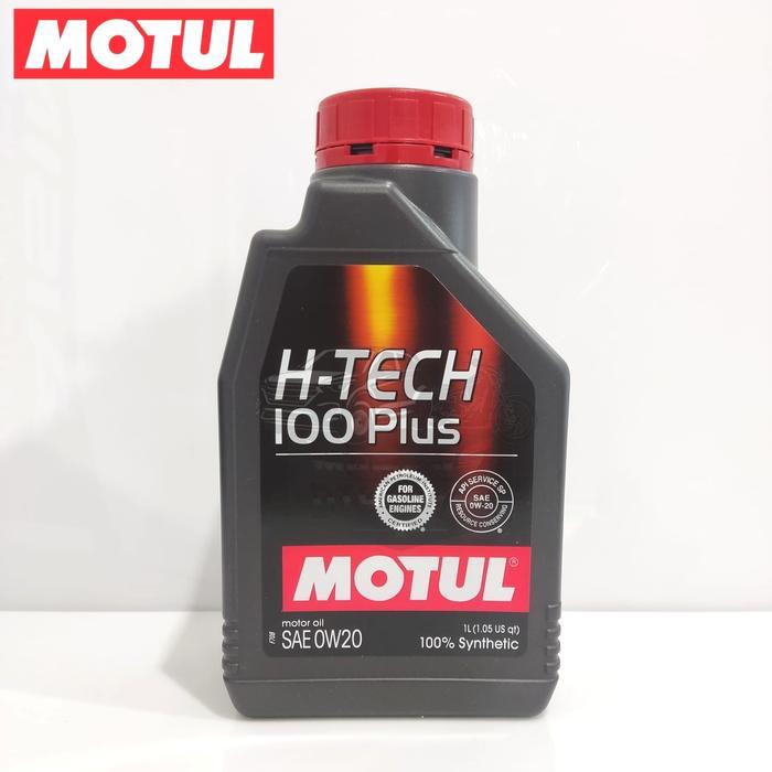 TERLARIS MOTUL H-TECH 100 PLUS 0W-20 1L/OLI MESIN/OLI MOBIL/BENSIN/100% ORI