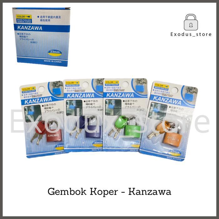 Gembok koper kecil mini tas Kanzawa 23 mm